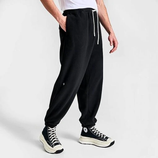 Men's Converse Counter Climate Fleece Pants Black - 10024016 001 1 Men's Converse Counter Climate Fleece Pants Black - 10024016 001 -Deals Adidas Store 10024016 001 M1