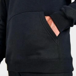 Converse Go-To Embroidered Star Chevron Fleece Hoodie Black - 10024509 001 -Deals Adidas Store 10024509 001 M6