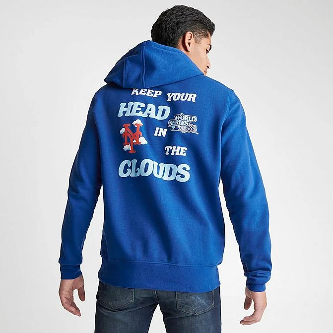 Men's New Era New York Mets MLB Clouds Hoodie Blue - 13090799 400 3 Men's New Era New York Mets MLB Clouds Hoodie Blue - 13090799 400