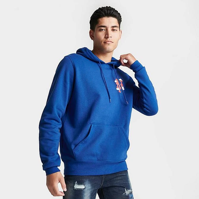 Men's New Era New York Mets MLB Clouds Hoodie Blue - 13090799 400 6 Men's New Era New York Mets MLB Clouds Hoodie Blue - 13090799 400 - Image 4