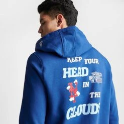 Men's New Era New York Mets MLB Clouds Hoodie Blue - 13090799 400 12 Men's New Era New York Mets MLB Clouds Hoodie Blue - 13090799 400 -Deals Adidas Store 13090799 400 M5