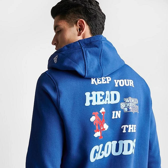 Men's New Era New York Mets MLB Clouds Hoodie Blue - 13090799 400 7 Men's New Era New York Mets MLB Clouds Hoodie Blue - 13090799 400 - Image 5