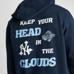 Men's New Era New York Yankees MLB Clouds Hoodie Navy - 13090825 410 -Deals Adidas Store 13090825 410 M5