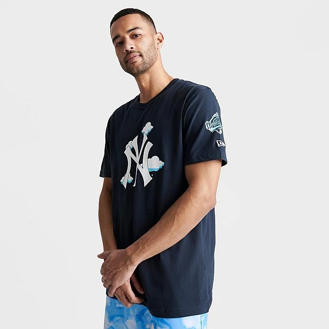 Men's New Era New York Yankees Cloud Graphic T-Shirt Navy - 13090926 410 3 Men's New Era New York Yankees Cloud Graphic T-Shirt Navy - 13090926 410