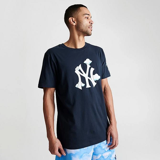 Men's New Era New York Yankees Cloud Graphic T-Shirt Navy - 13090926 410 5 Men's New Era New York Yankees Cloud Graphic T-Shirt Navy - 13090926 410 - Image 3