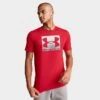 Men's Under Armour Sportstyle Boxed T-Shirt Red/Steel - 1329581 600