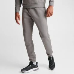 Men's Under Armour Essential Fleece Jogger Pants Pewter/White - 1373882 294 10 Men's Under Armour Essential Fleece Jogger Pants Pewter/White - 1373882 294 -Deals Adidas Store 1373882 294 M3