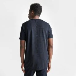 Men's Under Armour UA Seamless Grid T-Shirt Black - 1376921 001 -Deals Adidas Store 1376921 001 M4