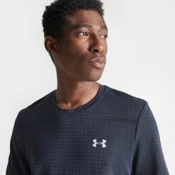 Men's Under Armour UA Seamless Grid T-Shirt Black - 1376921 001 -Deals Adidas Store 1376921 001 M5
