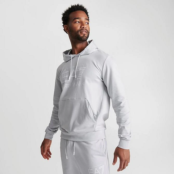 Men's Emporio Armani EA7 Train Visibility Pullover Hoodie Oyster - 3RPM62 054 5 Men's Emporio Armani EA7 Train Visibility Pullover Hoodie Oyster - 3RPM62 054 - Image 3