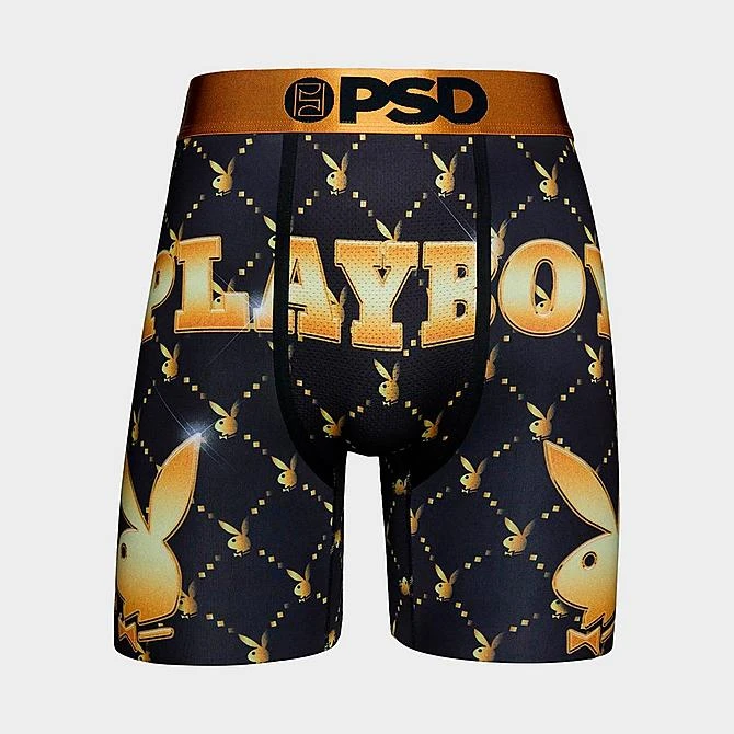 Men's PSD Monogram Lux Playboy Underwear Black/Gold - 42218001 001 4 Men's PSD Monogram Lux Playboy Underwear Black/Gold - 42218001 001 - Image 2