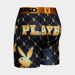 Men's PSD Monogram Lux Playboy Underwear Black/Gold - 42218001 001 9 Men's PSD Monogram Lux Playboy Underwear Black/Gold - 42218001 001 -Deals Adidas Store 42218001 001 P3
