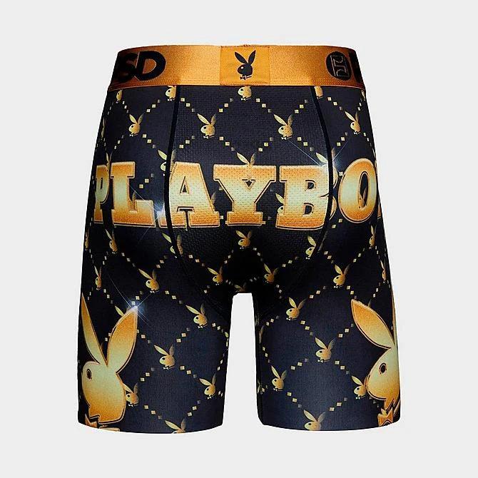 Men's PSD Monogram Lux Playboy Underwear Black/Gold - 42218001 001 6 Men's PSD Monogram Lux Playboy Underwear Black/Gold - 42218001 001 - Image 4