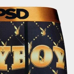 Men's PSD Monogram Lux Playboy Underwear Black/Gold - 42218001 001 11 Men's PSD Monogram Lux Playboy Underwear Black/Gold - 42218001 001 -Deals Adidas Store 42218001 001 P5