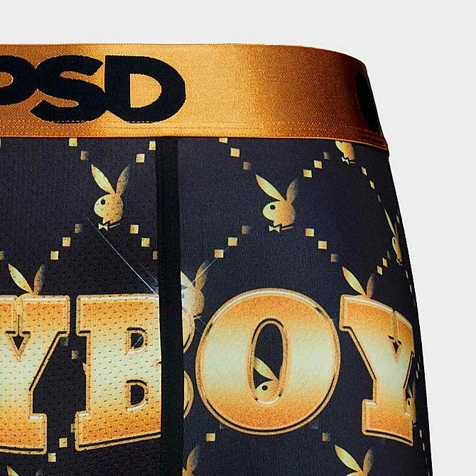 Men's PSD Monogram Lux Playboy Underwear Black/Gold - 42218001 001 7 Men's PSD Monogram Lux Playboy Underwear Black/Gold - 42218001 001 - Image 5