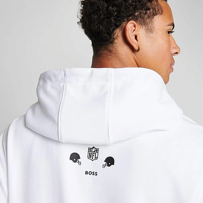 Men's Hugo Boss X NFL New York Giants Pullover Hoodie Natural - 50497505 102 8 Men's Hugo Boss X NFL New York Giants Pullover Hoodie Natural - 50497505 102 - Image 6