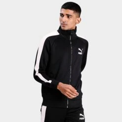 Deals Adidas Store 13 Men's Puma Iconic T7 Track Jacket Puma Black - 53009401 001