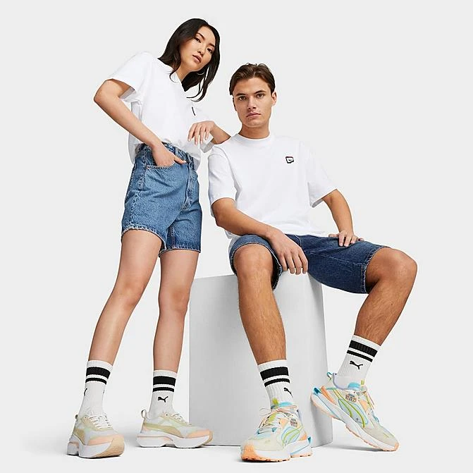 Puma Downtown Pride Embroidered Logo T-Shirt Puma White - 53830802 100 3 Puma Downtown Pride Embroidered Logo T-Shirt Puma White - 53830802 100