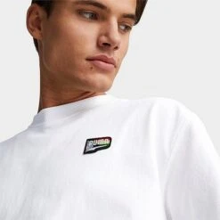 Puma Downtown Pride Embroidered Logo T-Shirt Puma White - 53830802 100 10 Puma Downtown Pride Embroidered Logo T-Shirt Puma White - 53830802 100 -Deals Adidas Store 53830802 100 M4