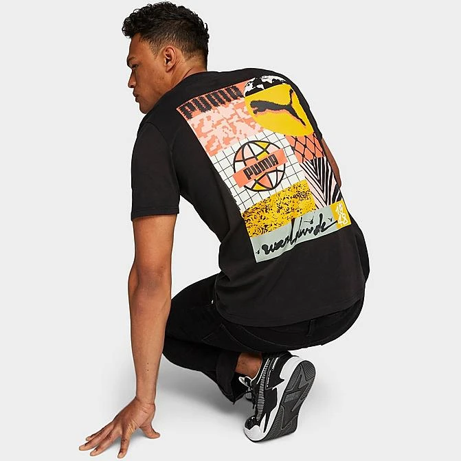 Puma Worldwide Graphic T-Shirt Puma Black - 62264501 001 3 Puma Worldwide Graphic T-Shirt Puma Black - 62264501 001
