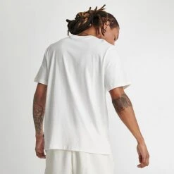 Men's Puma Sportswear Logo T-Shirt White/Beige - 67712465 100 -Deals Adidas Store 67712465 100 M4