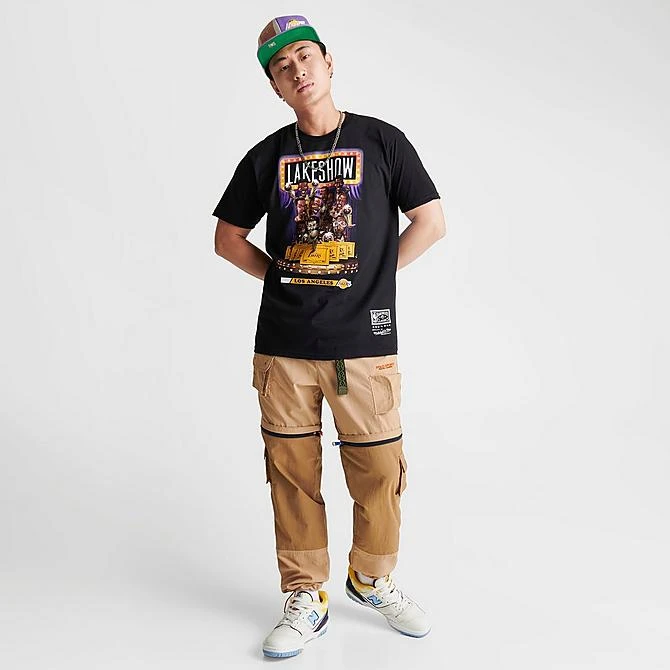 Men's Mitchell & Ness Los Angeles Lakers NBA Lake Show Graphic T-Shirt Black - 7LALBLCK 010 4 Men's Mitchell & Ness Los Angeles Lakers NBA Lake Show Graphic T-Shirt Black - 7LALBLCK 010 - Image 2
