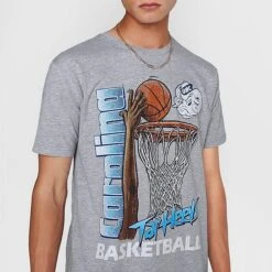 Men's Mitchell & Ness North Carolina Tar Heels College Basketball Dunk Graphic T-Shirt Grey - 8UNCGYHT UNC -Deals Adidas Store 8UNCGYHT UNC M5
