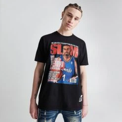 Men's Mitchell & Ness Slam Magazine Penny Hardaway Cover Graphic T-Shirt Black - ABLCKPHA OMA -Deals Adidas Store ABLCKPHA OMA M3