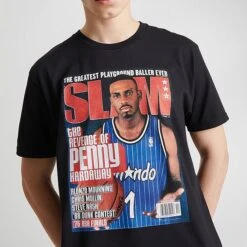 Men's Mitchell & Ness Slam Magazine Penny Hardaway Cover Graphic T-Shirt Black - ABLCKPHA OMA -Deals Adidas Store ABLCKPHA OMA M5