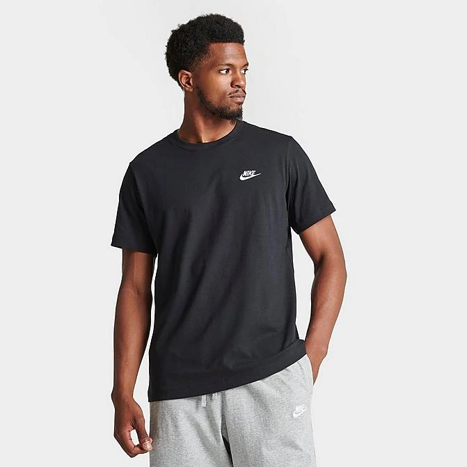 Nike Sportswear Club T-Shirt Black/White - AR4997 013 3 Nike Sportswear Club T-Shirt Black/White - AR4997 013