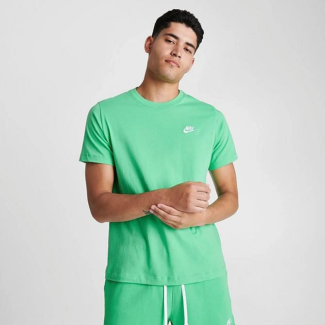 Nike Sportswear Club T-Shirt Spring Green - AR4997 363 5 Nike Sportswear Club T-Shirt Spring Green - AR4997 363 - Image 3
