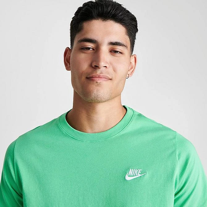 Nike Sportswear Club T-Shirt Spring Green - AR4997 363 7 Nike Sportswear Club T-Shirt Spring Green - AR4997 363 - Image 5