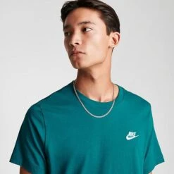 Nike Sportswear Club T-Shirt Geode Teal - AR4997 381 11 Nike Sportswear Club T-Shirt Geode Teal - AR4997 381 -Deals Adidas Store AR4997 381 M5