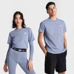 Nike Sportswear Club T-Shirt Ashen Slate - AR4997 493