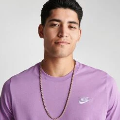 Nike Sportswear Club T-Shirt Violet Shock - AR4997 591 -Deals Adidas Store AR4997 591 M5