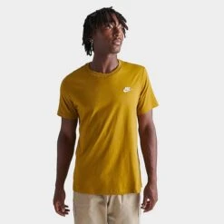 Nike Sportswear Club T-Shirt Bronzine - AR4997 716