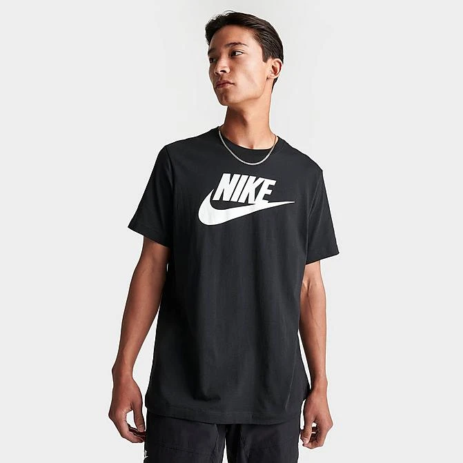 Men's Nike Sportswear Icon Futura T-Shirt Black/White - AR5004 010 3 Men's Nike Sportswear Icon Futura T-Shirt Black/White - AR5004 010