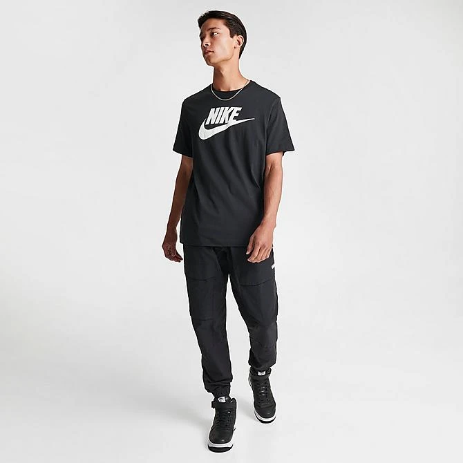 Men's Nike Sportswear Icon Futura T-Shirt Black/White - AR5004 010 4 Men's Nike Sportswear Icon Futura T-Shirt Black/White - AR5004 010 - Image 2