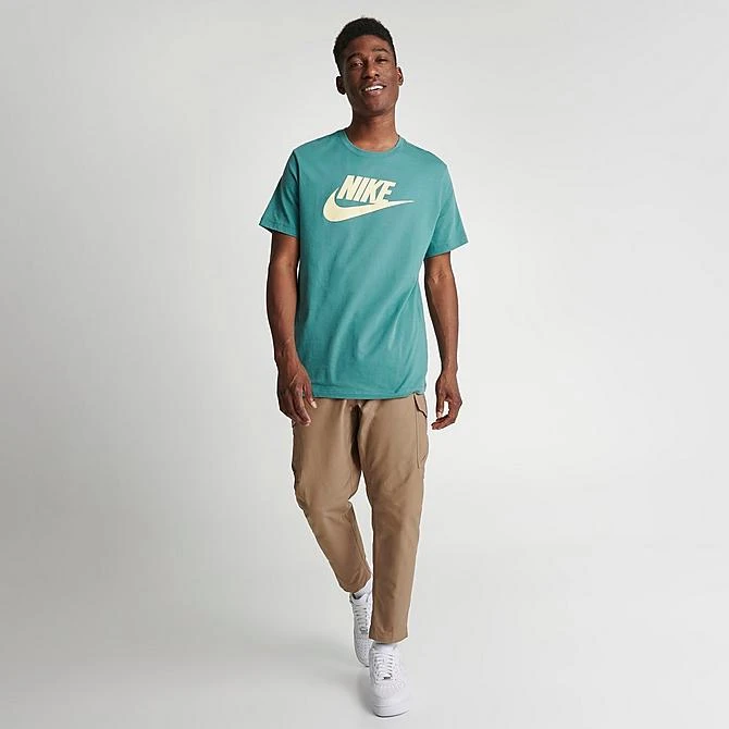 Men's Nike Sportswear Icon Futura T-Shirt Mineral Teal - AR5004 379 4 Men's Nike Sportswear Icon Futura T-Shirt Mineral Teal - AR5004 379 - Image 2
