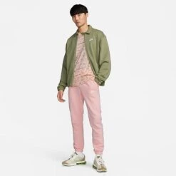 Men's Nike Sportswear Club Jersey Jogger Pants Pink Bloom/Pink Bloom/White - BV2737 686 -Deals Adidas Store BV2737 686 M3