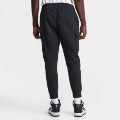 Men's Nike Sportswear Club Fleece Cargo Jogger Pants Black/Black/White - CD3129 010 10 Men's Nike Sportswear Club Fleece Cargo Jogger Pants Black/Black/White - CD3129 010 -Deals Adidas Store CD3129 010 M4