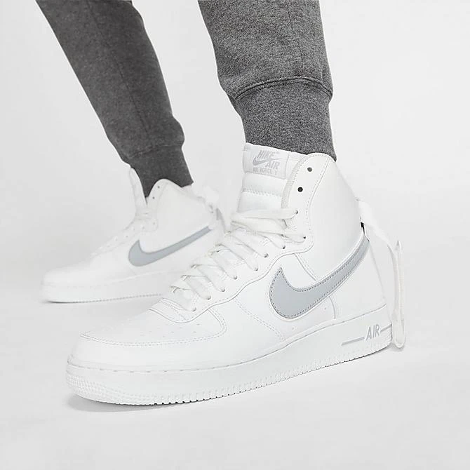 Men's Nike Sportswear Club Fleece Cargo Jogger Pants Charcoal Heather/Anthracite/White - CD3129 071 7 Men's Nike Sportswear Club Fleece Cargo Jogger Pants Charcoal Heather/Anthracite/White - CD3129 071 - Image 5