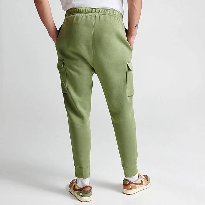 Men's Nike Sportswear Club Fleece Cargo Jogger Pants Alligator/Alligator/White - CD3129 334 6 Men's Nike Sportswear Club Fleece Cargo Jogger Pants Alligator/Alligator/White - CD3129 334 - Image 4