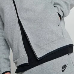 Men's Nike Sportswear Tech Fleece Taped Full-Zip Hoodie Dark Grey Heather/Black - CU4489 063 13 Men's Nike Sportswear Tech Fleece Taped Full-Zip Hoodie Dark Grey Heather/Black - CU4489 063 -Deals Adidas Store CU4489 063 M6