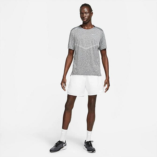 Men's Nike Dri-FIT Rise 365 Running T-Shirt Black/Black/Heather/Reflective Silver - CZ9184 011 4 Men's Nike Dri-FIT Rise 365 Running T-Shirt Black/Black/Heather/Reflective Silver - CZ9184 011 - Image 2