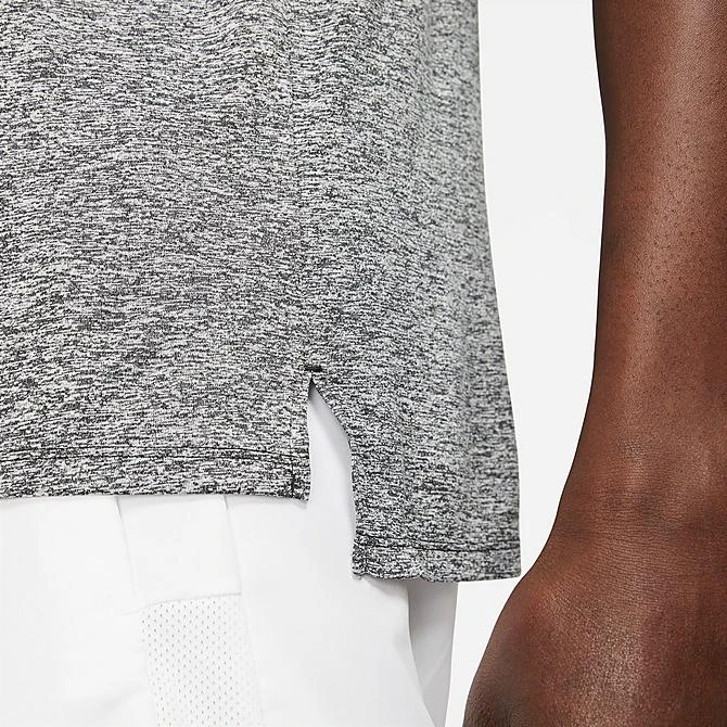 Men's Nike Dri-FIT Rise 365 Running T-Shirt Black/Black/Heather/Reflective Silver - CZ9184 011 7 Men's Nike Dri-FIT Rise 365 Running T-Shirt Black/Black/Heather/Reflective Silver - CZ9184 011 - Image 5