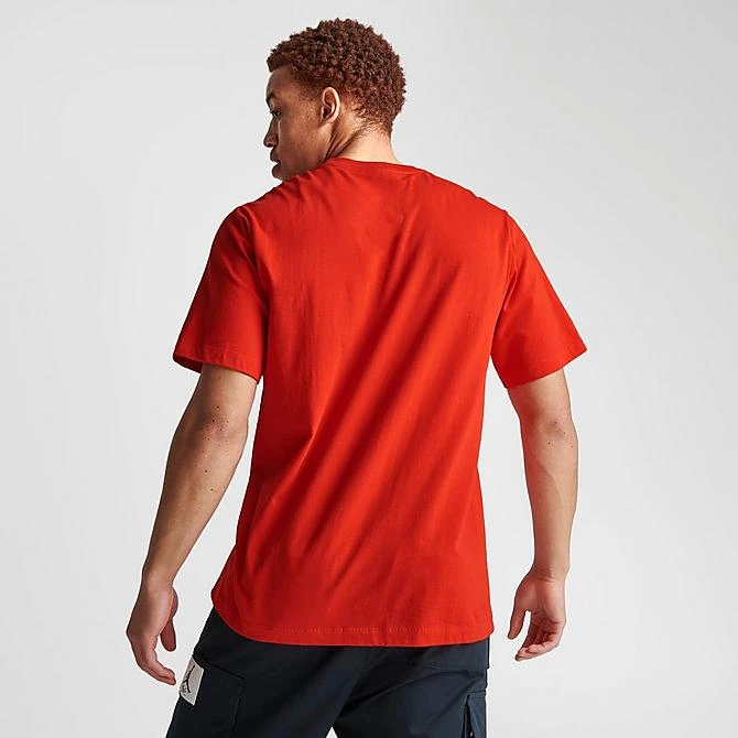 Nike Men's Jordan Jumpman World Champs Graphic T-Shirt Chile Red/Metallic Gold - DC9773 673 6 Nike Men's Jordan Jumpman World Champs Graphic T-Shirt Chile Red/Metallic Gold - DC9773 673 - Image 4