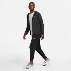 Men's Nike Repel Miler Running Jacket Black/Black/Reflective Silver - DD4746 010 -Deals Adidas Store DD4746 010 M3