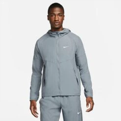 Men's Nike Repel Miler Running Jacket Smoke Grey/Smoke Grey - DD4746 084