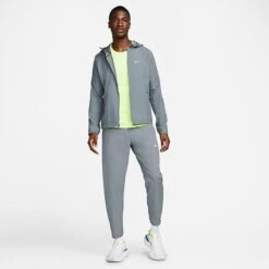Men's Nike Repel Miler Running Jacket Smoke Grey/Smoke Grey - DD4746 084 -Deals Adidas Store DD4746 084 M3